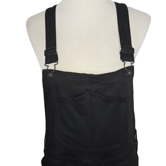 Duluth Trading Dyehard Wide Leg Crop Overalls Sz L - Picture 7 of 9